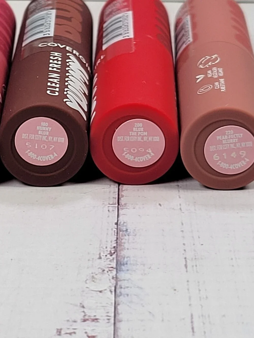 CoverGirl Clean Fresh Yummy Blur Lipstick & Squishy Glaze Lip Balm Bundle NEW!